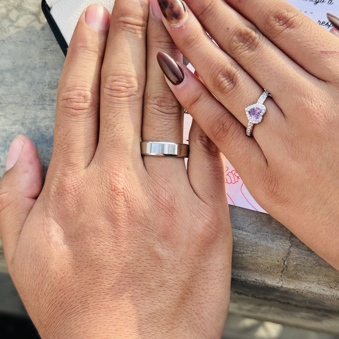 ANILLOS PARA NOVIOS + FLORES MORADAS 💜✨💍