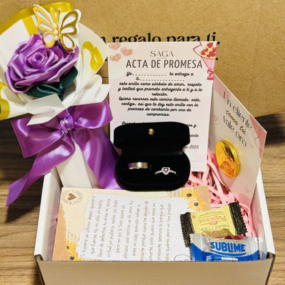 ANILLOS PARA NOVIOS + FLORES MORADAS 💜✨💍