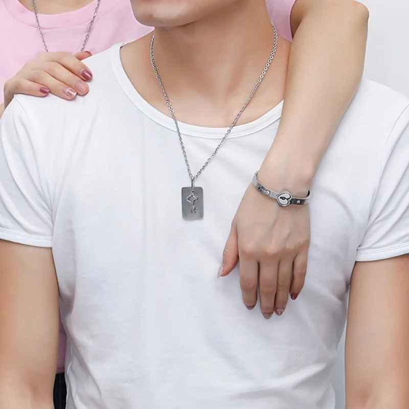 PULSERA + COLLAR CON LLAVE DE TU CORAZON 💖✨🗝️